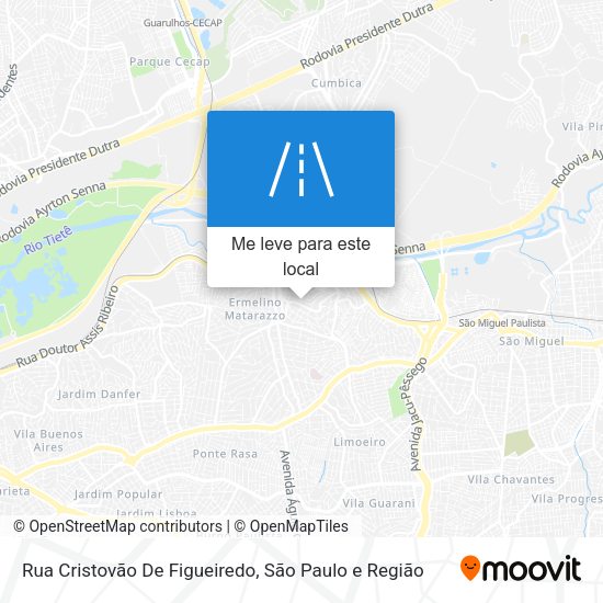 Rua Cristovão De Figueiredo mapa
