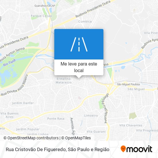 Rua Cristovão De Figueredo mapa