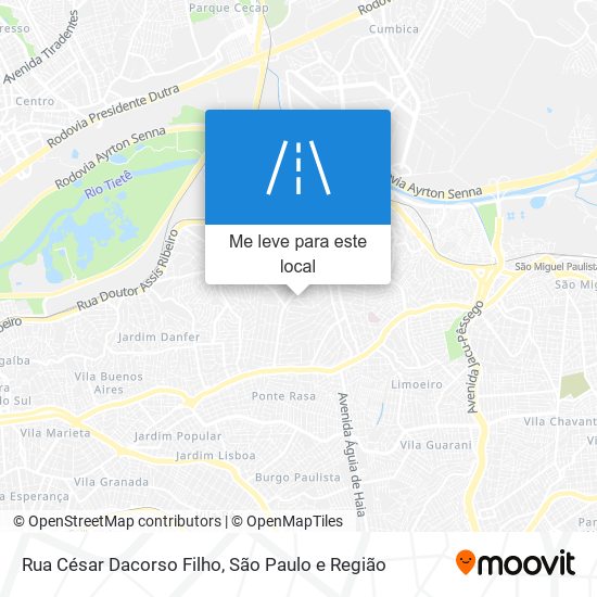 Rua César Dacorso Filho mapa