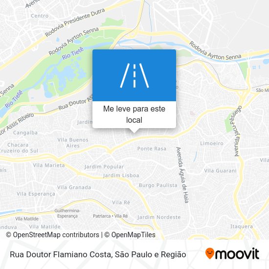 Rua Doutor Flamiano Costa mapa
