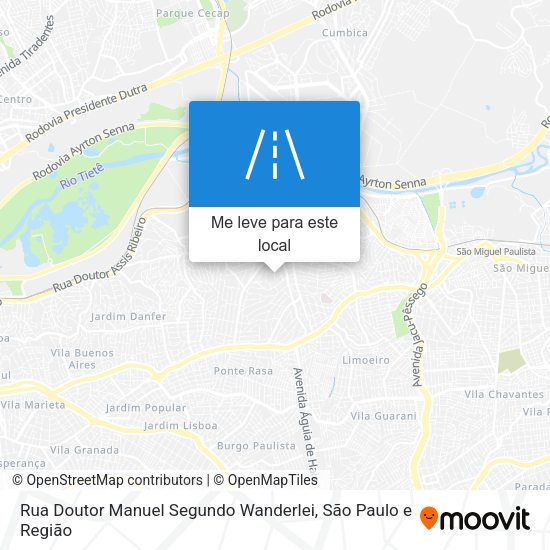 Rua Doutor Manuel Segundo Wanderlei mapa