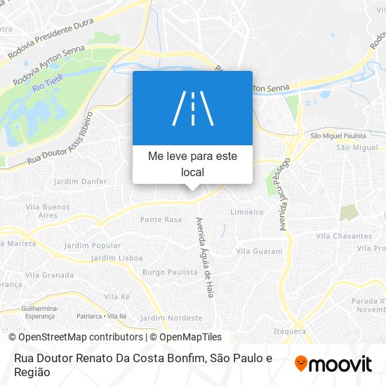 Rua Doutor Renato Da Costa Bonfim mapa