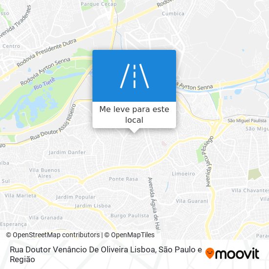 Rua Doutor Venâncio De Oliveira Lisboa mapa