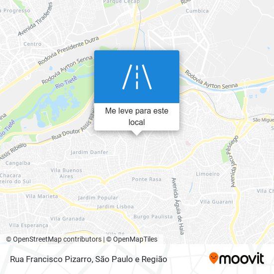 Rua Francisco Pizarro mapa