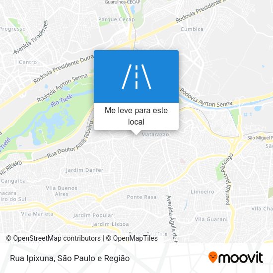 Rua Ipixuna mapa