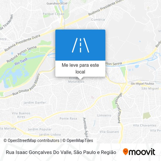 Rua Isaac Gonçalves Do Valle mapa