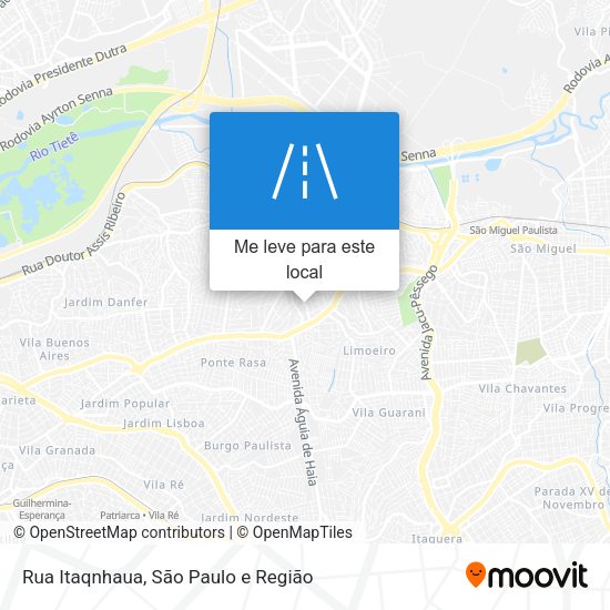 Rua Itaqnhaua mapa