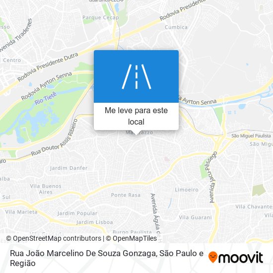 Rua João Marcelino De Souza Gonzaga mapa