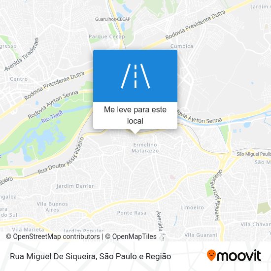 Rua Miguel De Siqueira mapa