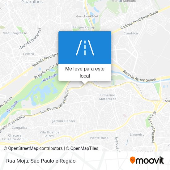 Rua Moju mapa