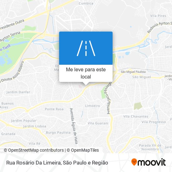 Rua Rosário Da Limeira mapa