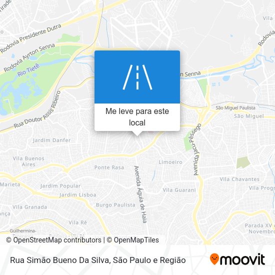 Rua Simão Bueno Da Silva mapa