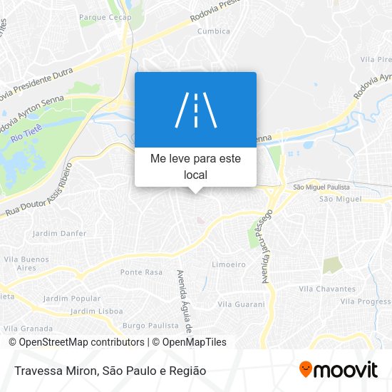 Travessa Miron mapa