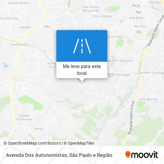 Avenida Dos Autonomistas mapa