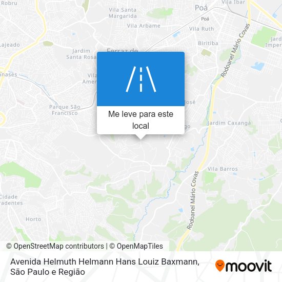 Avenida Helmuth Helmann Hans Louiz Baxmann mapa
