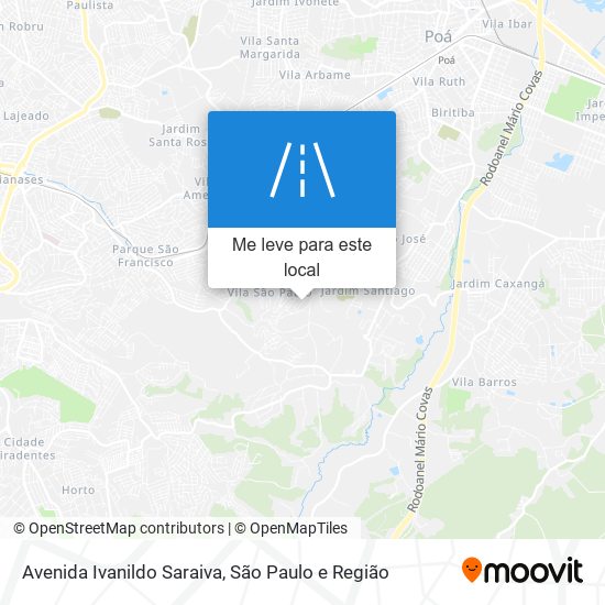 Avenida Ivanildo Saraiva mapa