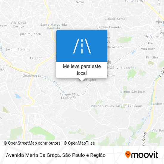 Avenida Maria Da Graça mapa