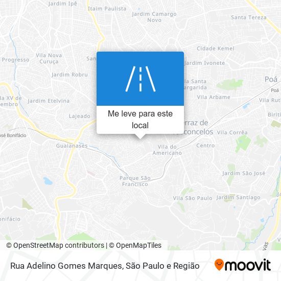 Rua Adelino Gomes Marques mapa