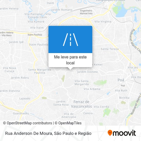 Rua Anderson De Moura mapa