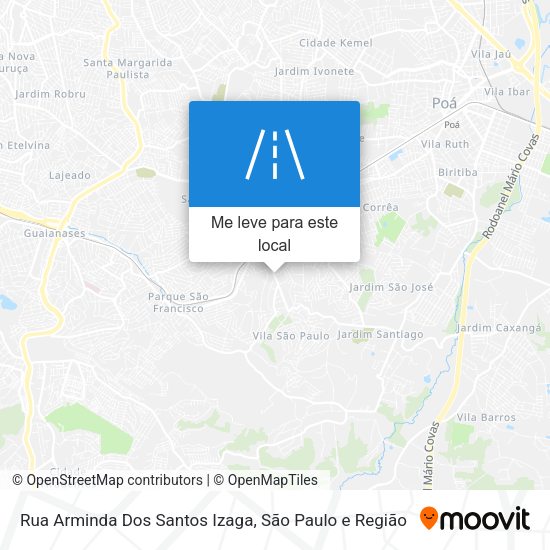 Rua Arminda Dos Santos Izaga mapa