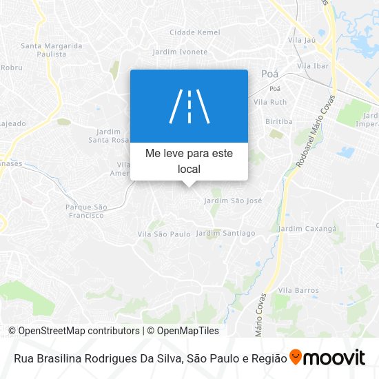 Rua Brasilina Rodrigues Da Silva mapa