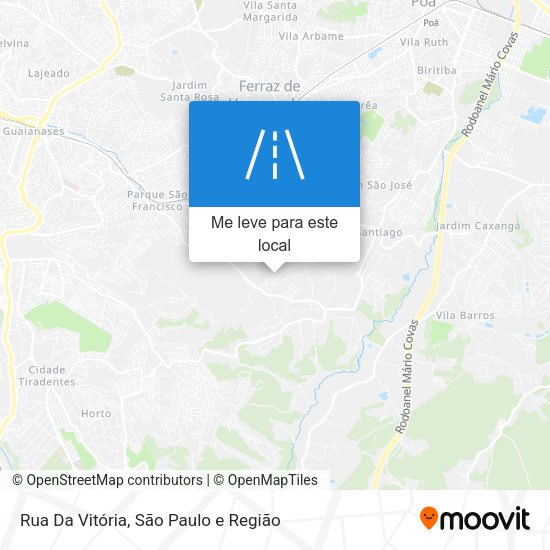 Rua Da Vitória mapa
