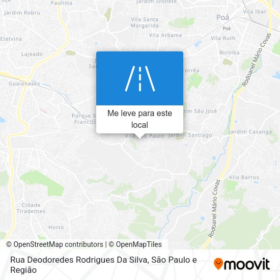 Rua Deodoredes Rodrigues Da Silva mapa