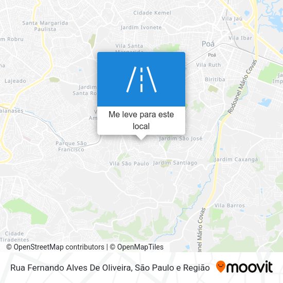 Rua Fernando Alves De Oliveira mapa