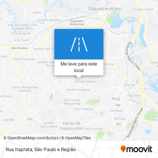 Rua Itaprata mapa