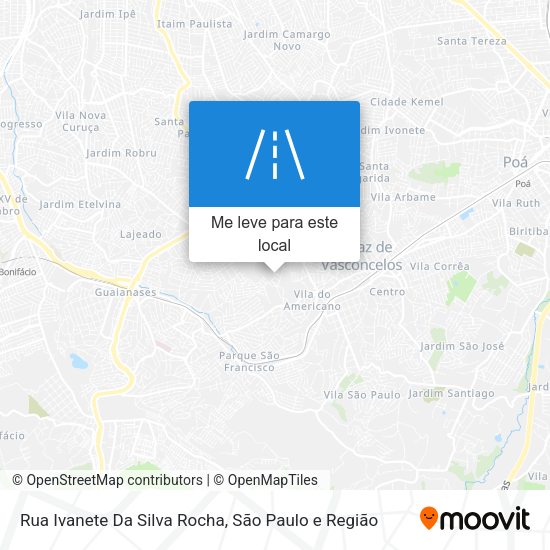 Rua Ivanete Da Silva Rocha mapa