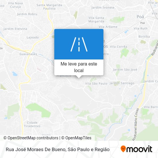 Rua José Moraes De Bueno mapa
