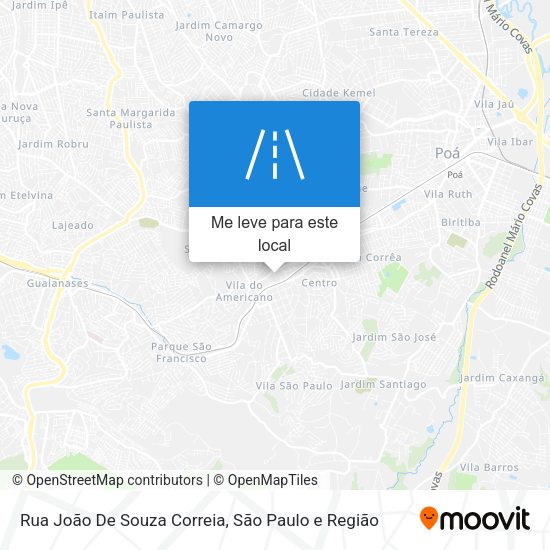 Rua João De Souza Correia mapa