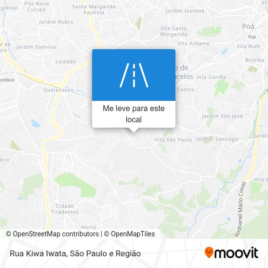Rua Kiwa Iwata mapa