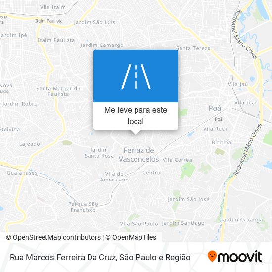 Rua Marcos Ferreira Da Cruz mapa