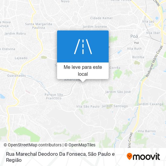 Rua Marechal Deodoro Da Fonseca mapa