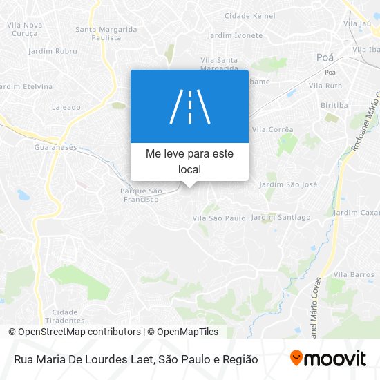 Rua Maria De Lourdes Laet mapa