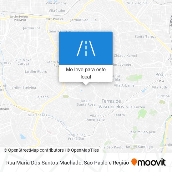 Rua Maria Dos Santos Machado mapa