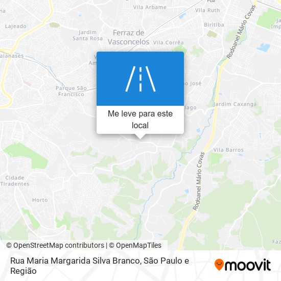 Rua Maria Margarida Silva Branco mapa