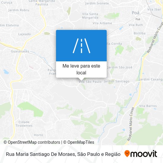 Rua Maria Santiago De Moraes mapa
