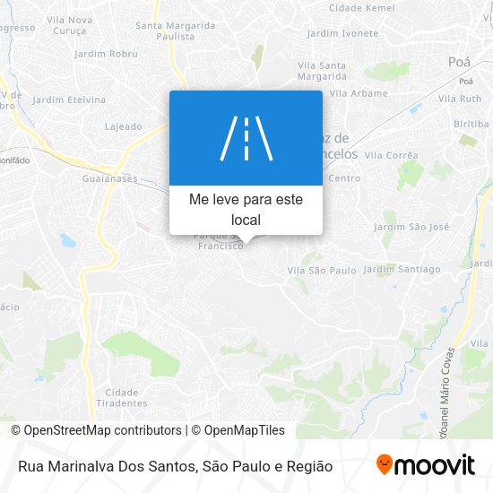 Rua Marinalva Dos Santos mapa