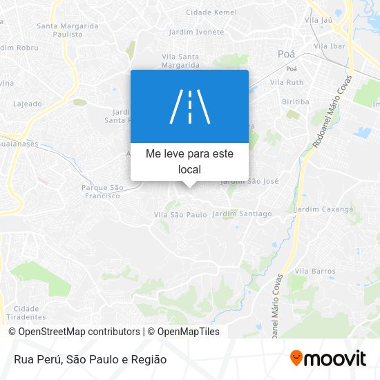 Rua Perú mapa