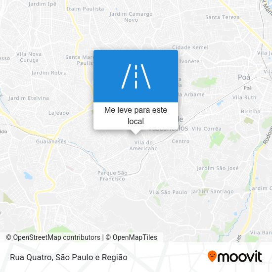 Rua Quatro mapa