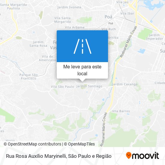 Rua Rosa Auxílio Maryinelli mapa