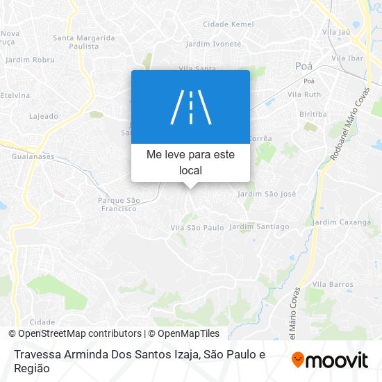 Travessa Arminda Dos Santos Izaja mapa