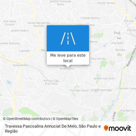 Travessa Pascoalina Annuciat De Melo mapa