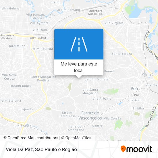 Viela Da Paz mapa