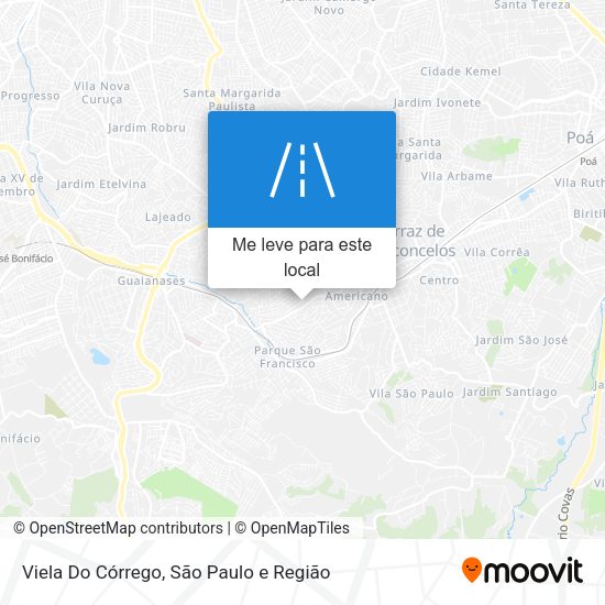 Viela Do Córrego mapa