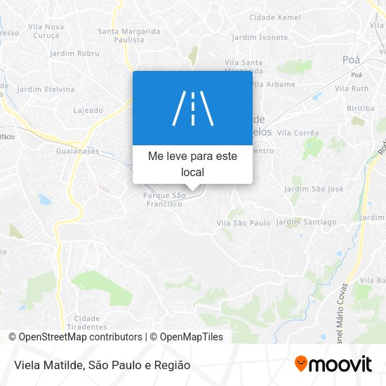 Viela Matilde mapa