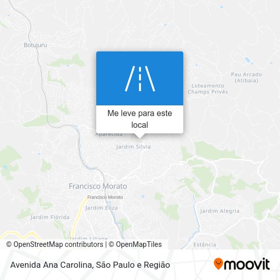 Avenida Ana Carolina mapa