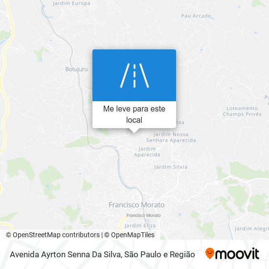 Avenida Ayrton Senna Da Silva mapa